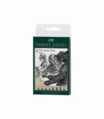 167158-pitt-Artist-Pen-India-Ink-Pen-Wallet-of-8-Faber-Castell-Art&Colour-