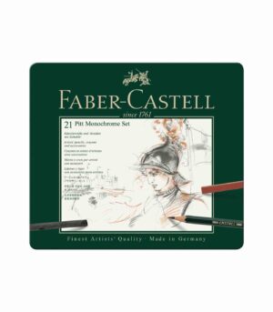 112976-set-metal-case-21-GRaphite-Monochrome-Pitt-Faber-Castell-Art&Colour-CaseClosed