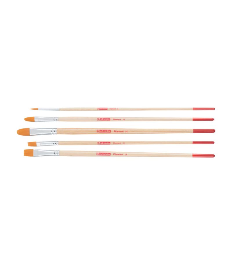 9099235-Set-5-Polyester-Painting-Brushes-Oil-Acrylic-ArtCreation-Royal-Talens-Art&Colour-