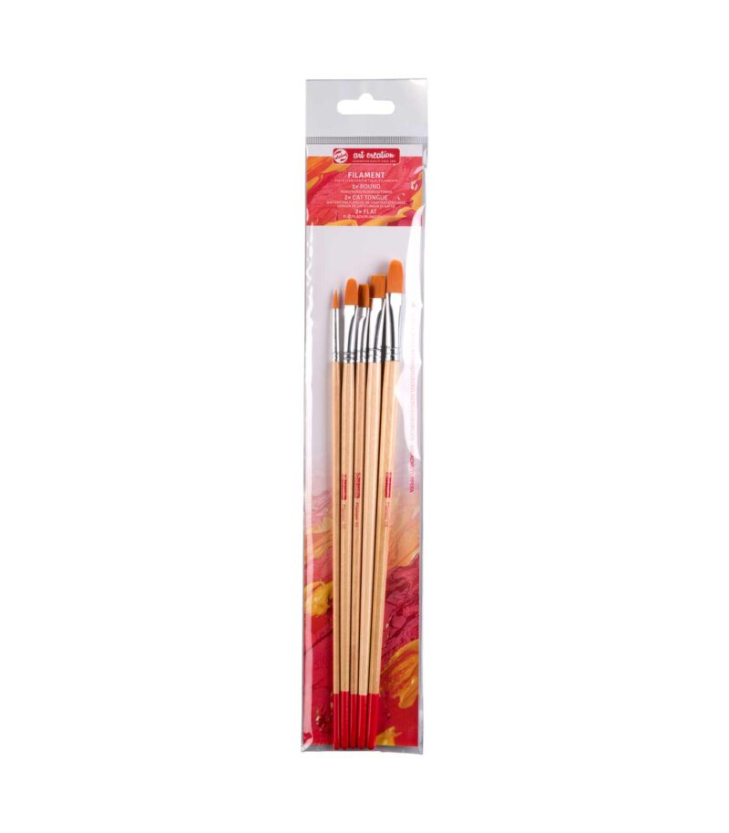 9099235-Set-5-Polyester-Painting-Brushes-Oil-Acrylic-ArtCreation-Royal-Talens-Art&Colour 9099235-Set-5-Polyester-Painting-Brushes-Oil-Acrylic-ArtCreation-Royal-Talens-Art&Colour
