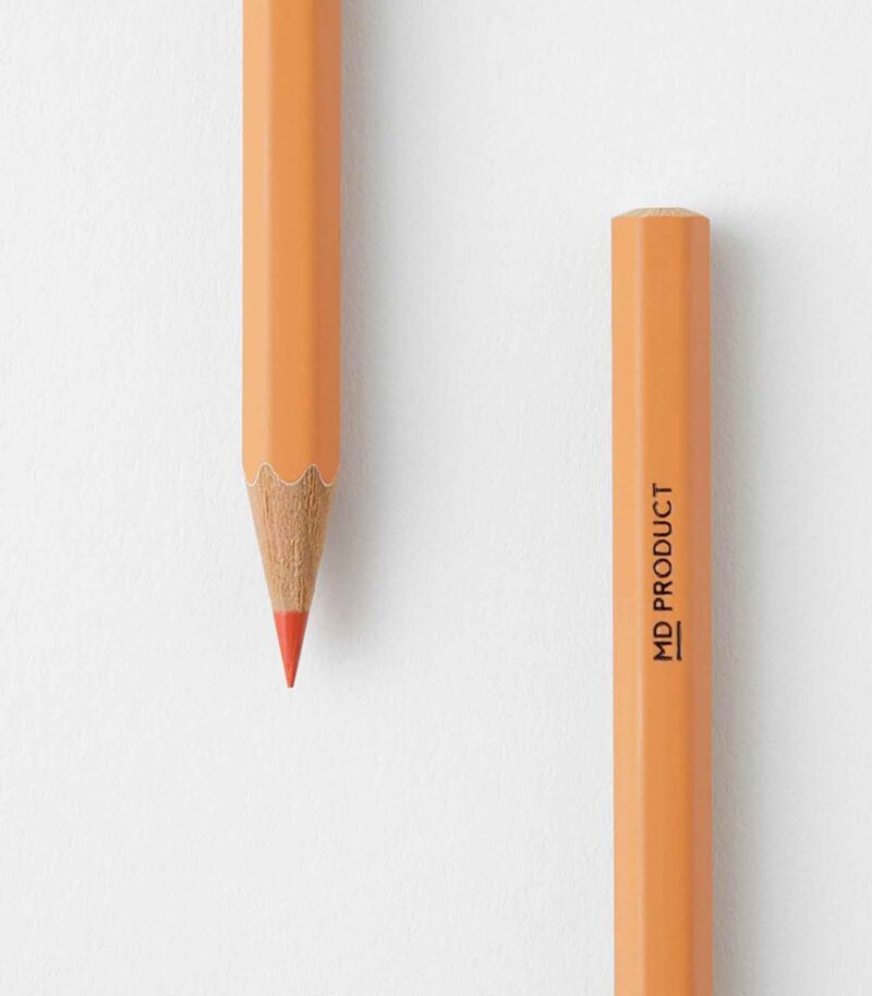 Set-6-Color-Pencils-MD-Product-Midori-Art&Colour-Orange