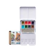 Blue-Set-8-Watercolors-Urban-Sketachers-Roman-Szmal-Art&Colour-Open-Case
