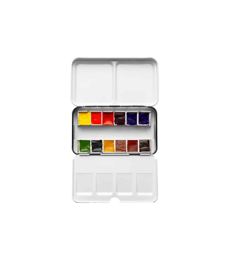 Set-12-Watercolors-Urban-Sketchers-Roman-Szmal-Art&Colour-Open-Case-2