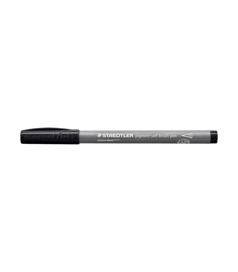 372-372-Intense Black-Pigment Soft Brush-Staedtler-Art&Colour.372-99