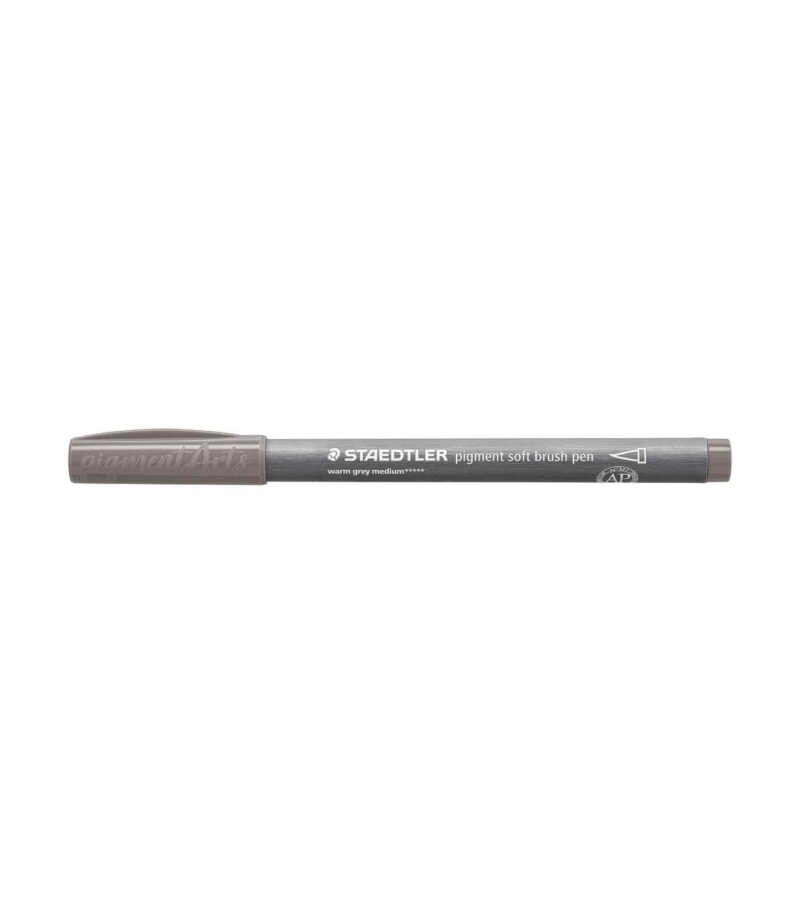 372-84-Warm Grey Medium-Pigment Soft Brush-Staedtler-Art&Colour-372-84