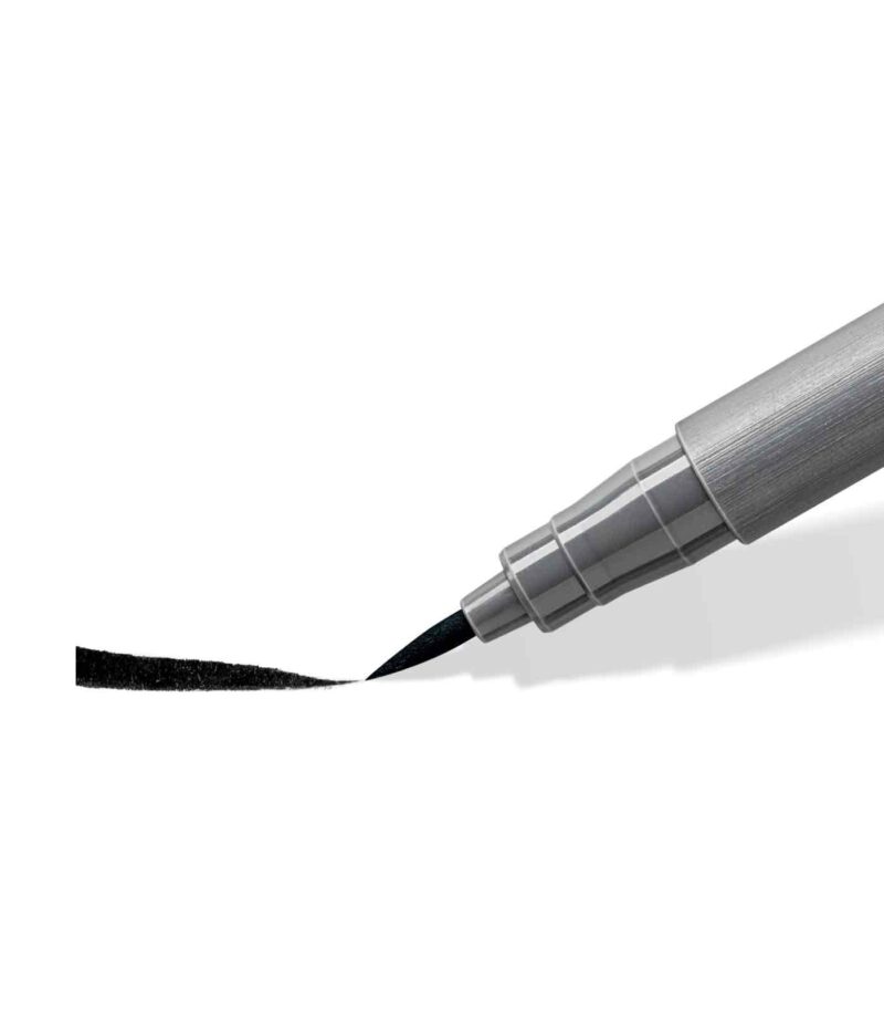 Nib-Pigment Soft Brush-Staedtler-Art&Colour-372 Nib Black