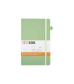 Sakura Dotted Notebook 13x21 cm Pale Patina front-Art & Colour
