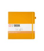Sakura Dotted Notebook 20x20 cm Japanese Kerria front-Art & Colour
