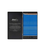 Set 12 Pencils-Drawing-Mars Lumograph-Staedtler-Art&Colour-Open Case