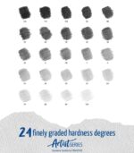 Set 24 Pencils-Drawing-Mars Lumograph-Staedtler-Art&Colour-Degrees