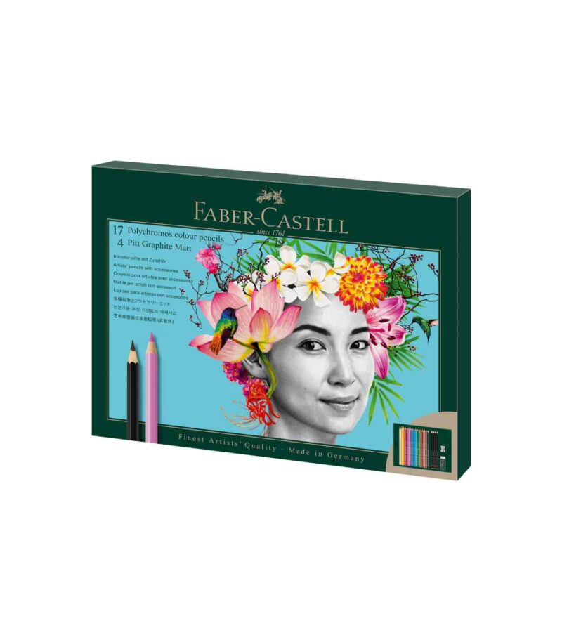 210052_Polychromos & Pitt Graphite Matt gift set, 23 pieces -Faber-Castell-Art&Colour-Front 210052_Polychromos & Pitt Graphite Matt gift set, 23 pieces -Faber-Castell-Art&Colour-Front