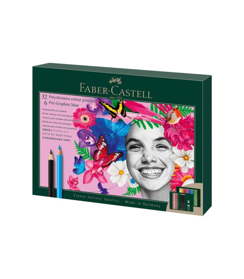 210053_Polychromos & Pitt Graphite Matt gift set, 40 pieces-Box-Art & Colour 210053_Polychromos & Pitt Graphite Matt gift set, 40 pieces-Box-Art & Colour