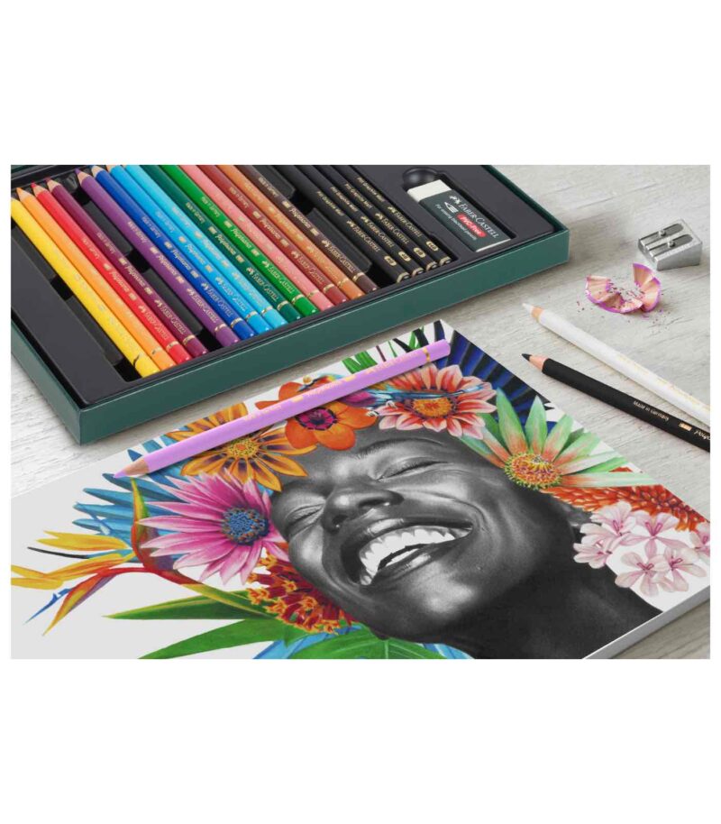210054_Polychromos & Pitt Graphite Matt gift set, 50 pieces-Faber-Castell-Art&Colour-In Use