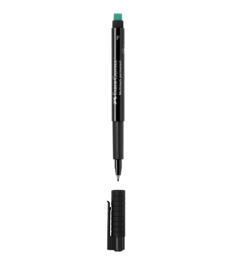 Multimark-Permanent-Marker-Faber-Castell-Art&Colour-Black F Open