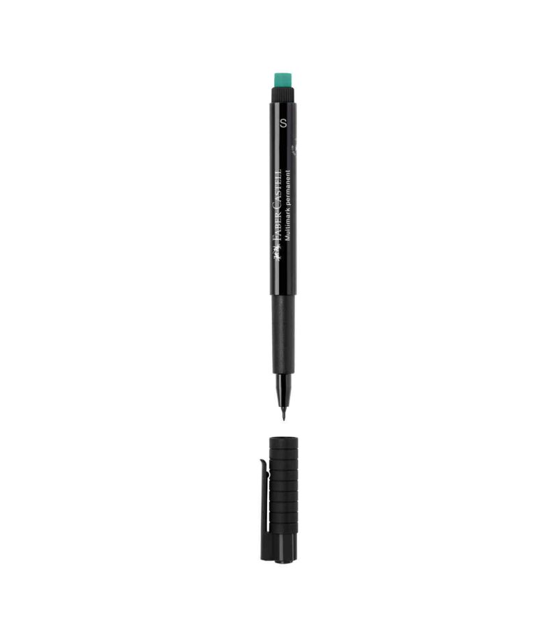 Multimark-Permanent-Marker-Faber-Castell-Art&Colour-Black S Open