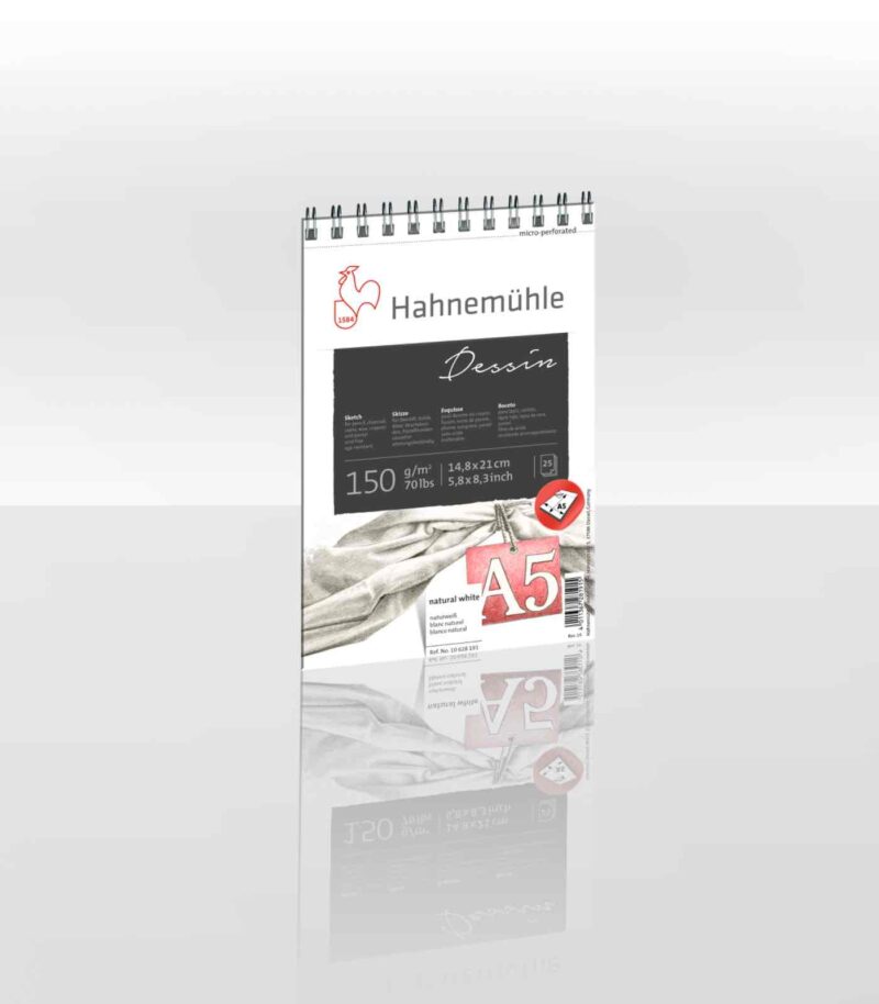 Design Paper-150gsm-SketchPad Dessin-Hahnemuhle-Art&Colour-A5-