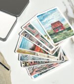 Metal Box-230gsm-Watercolour Postcards-Hahnemuhle-Art&Colour-Painted