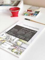 Painting Paper Pad-Sketch & Draw-Concept-Hahnemuhle-Art&Colour-On Desk Surface