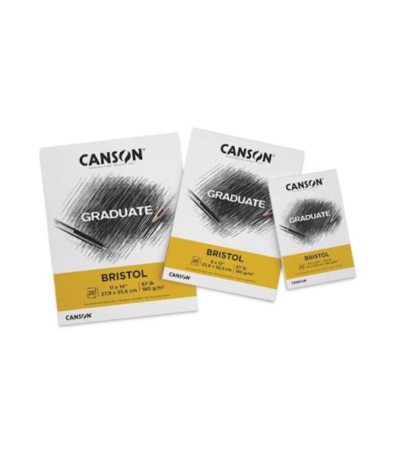 Paper Pad-Bristol Paper-Graduate-Canson-Art&Colour-All Sizes