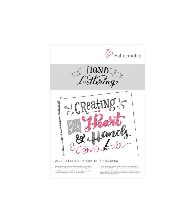 Paper-Pad-Hand Lettering 170gsm-Hahnemuhle-Art&Colour-A5