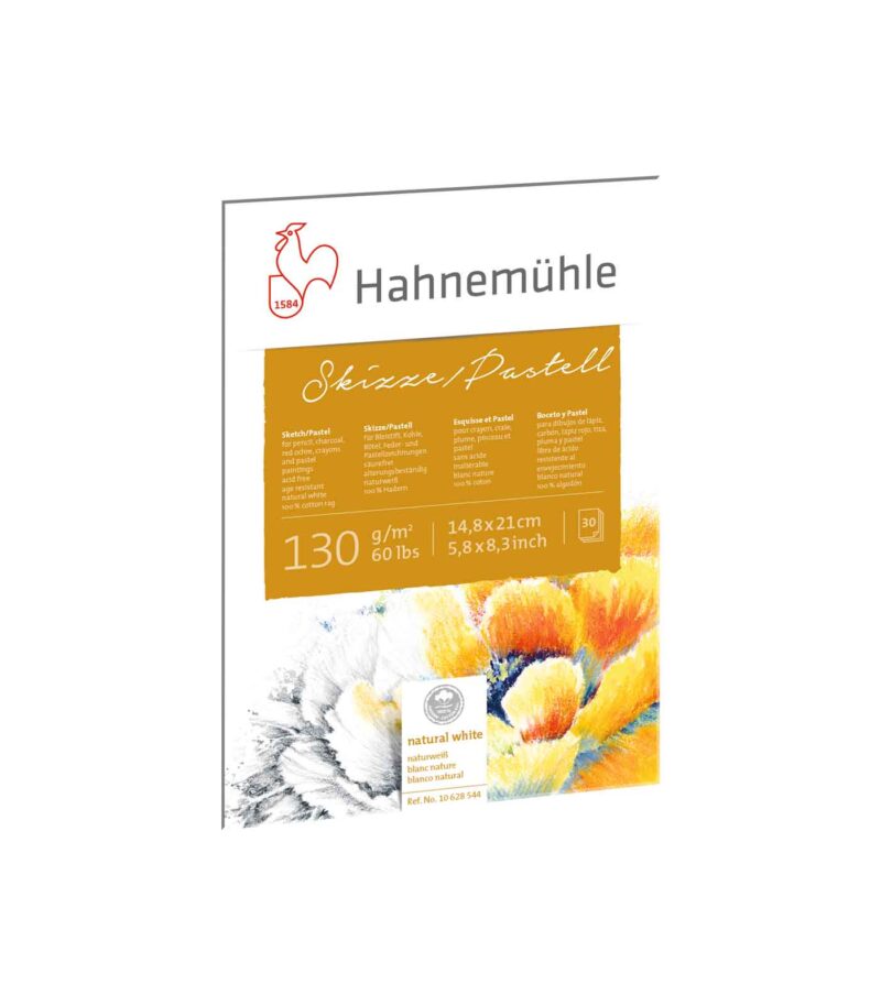 Paper-Pad-Sketch-Drawing-Pastel-100%-rag-130gsm-Hahnemuhle-Art&Colour