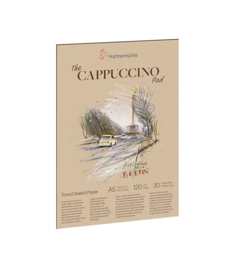 Toned-Sketch-Paper-The-Cappucino-Pad-120gsm-Hahnemuhle-Art&Colour-A5