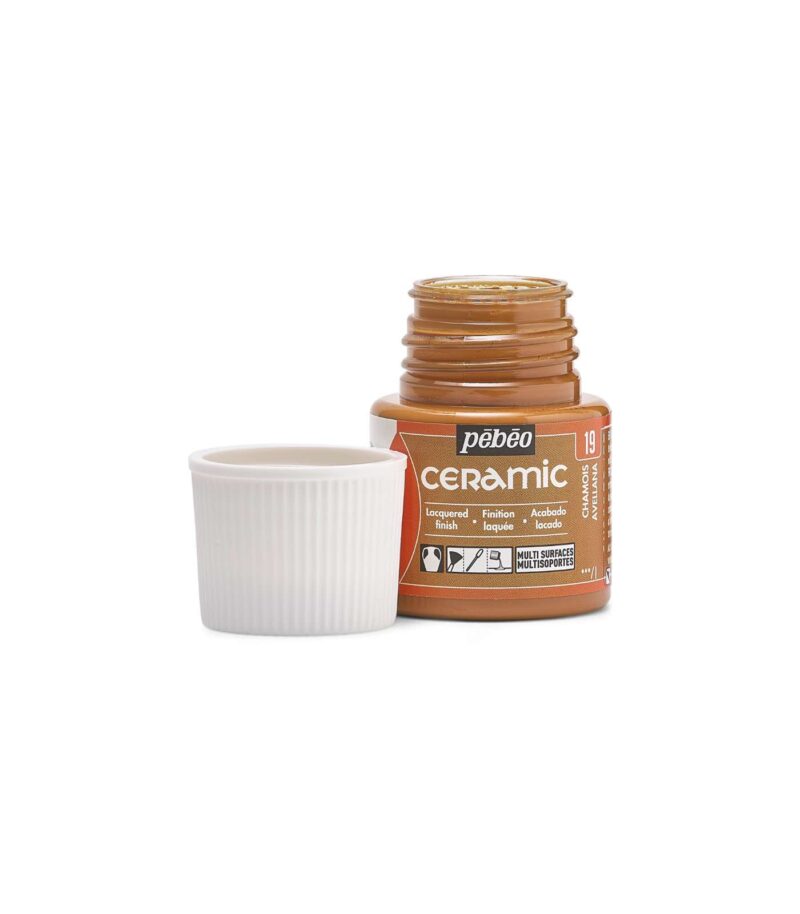019-Chamois-45ml-Ceramic Decorative Paint-Pébéo-Art&Colour-1