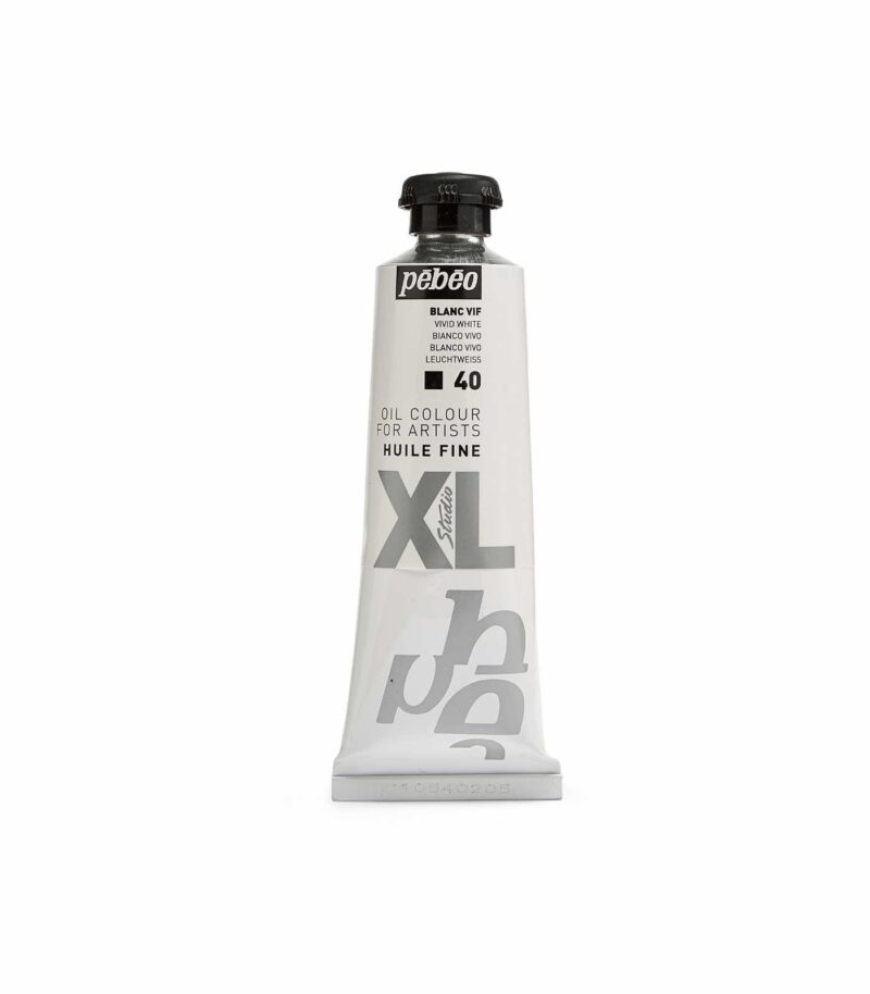 40-Vivid White-37ml-Studio XL Oil Paint-Pébéo-Art&Colour-1