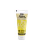48-Opaque Primary Yellow-Tube 100ml-Studio Fine Acrylics-Pébéo-Art&Colour