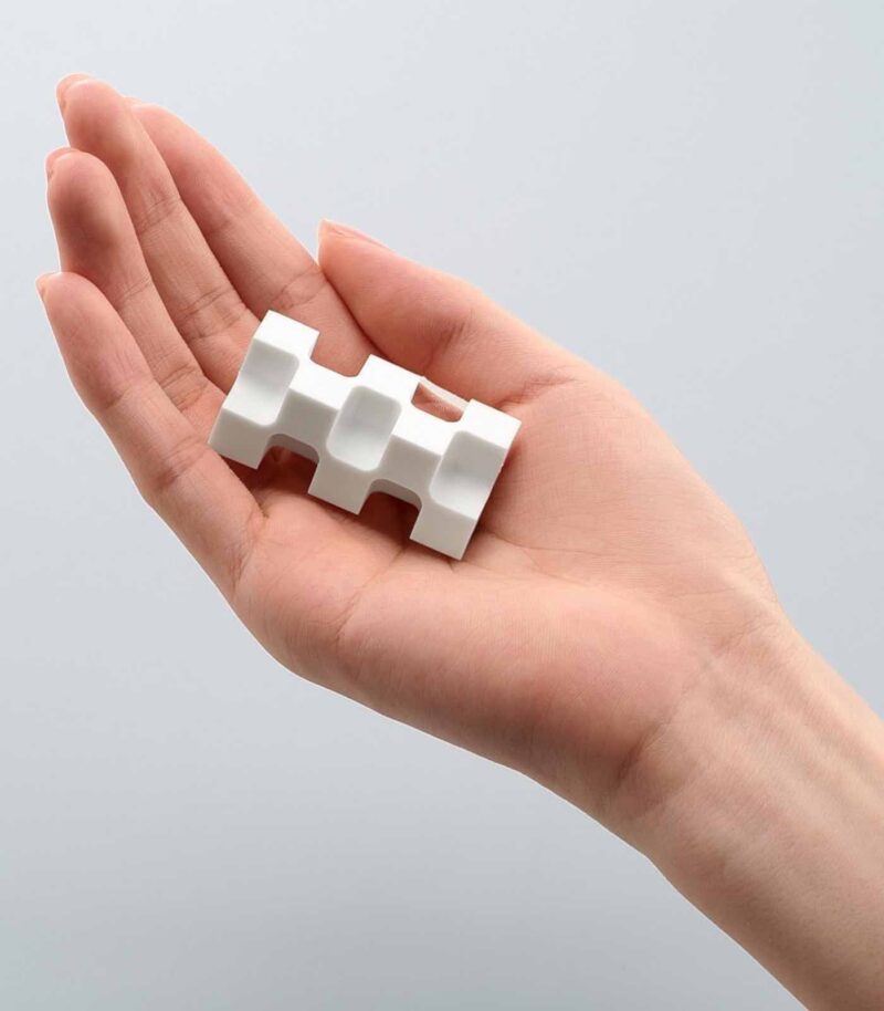 White Plastic Eraser-Kadokeshi-Kokuyo-Art&Colour-In Hand