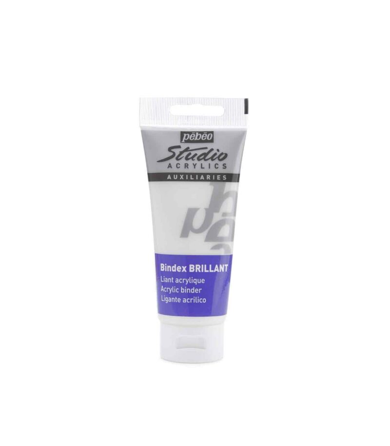 100ml-Bindex Medium Gloss-Studio Acrylics-Pebeo-Art&Colour-Front 100ml-Bindex Medium Gloss-Studio Acrylics-Pebeo-Art&Colour-Front