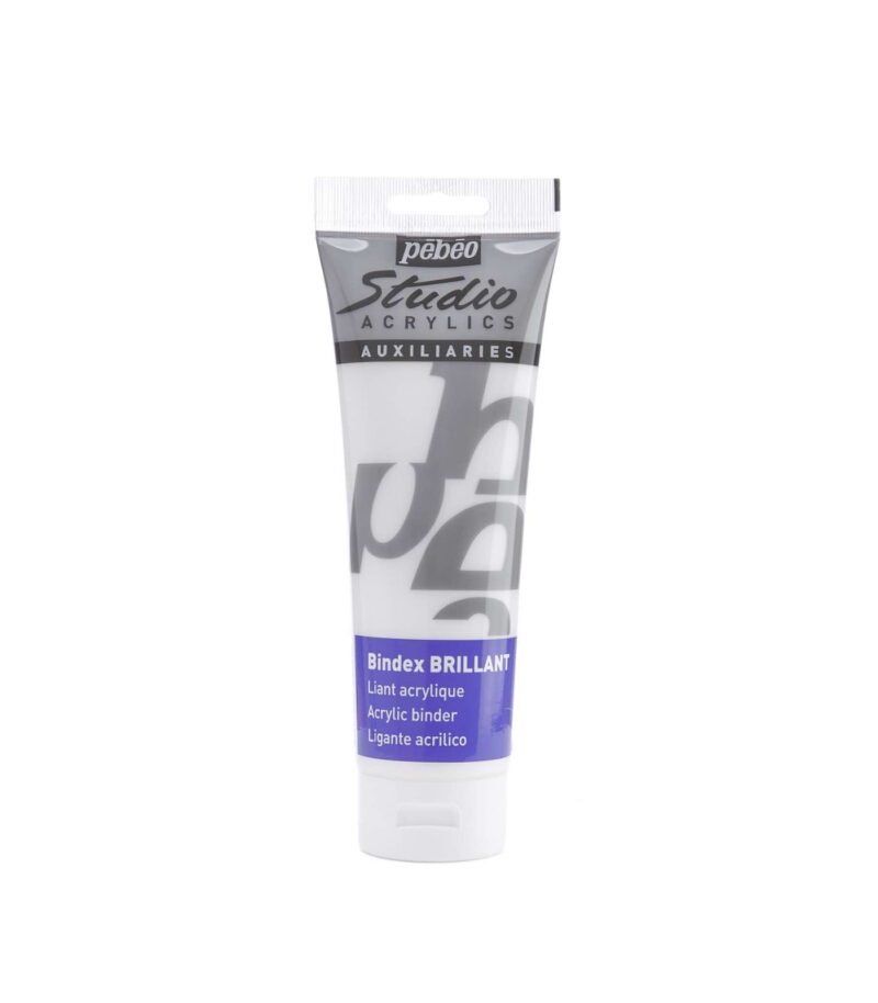 250ml-Bindex Medium Gloss-Studio Acrylics-Pebeo-Art&Colour
