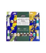 Acrylic Paint Set-Tubes with Brush-Studio Acrylics-Pebeo-Art&Colour-Front