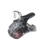 Black-Compact Alpha Stapler TM-Harinacs-Kokuyo-Art&Colour-Open