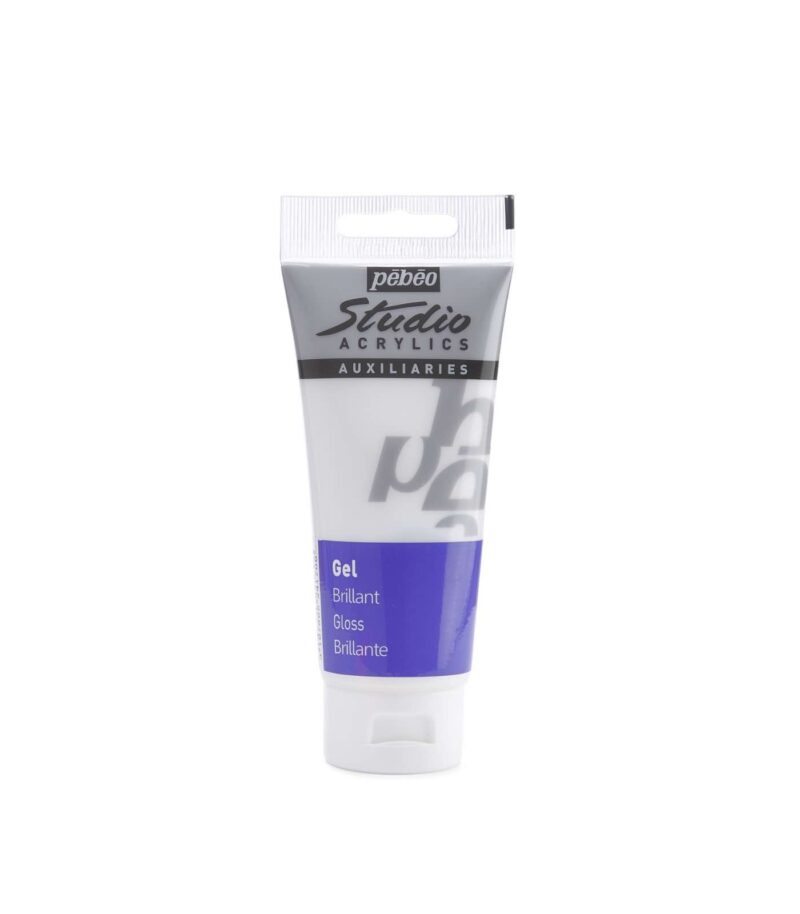 Gloss 100ml-Acrylic Gel-Studio Acrylics-Pebeo-Art&Colour-Front Gloss 100ml-Acrylic Gel-Studio Acrylics-Pebeo-Art&Colour-Front