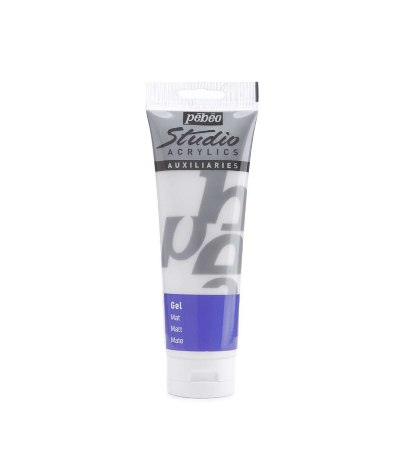 Mat-Acrylics Gel-Studio Acrylics-Pebeo-Art&Colour-Front Mat-Acrylics Gel-Studio Acrylics-Pebeo-Art&Colour-Front