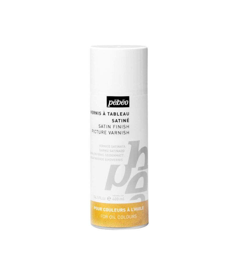 Oil Painting Varnish-Satin Picture Varnish Spray 400ml-Pebeo-Art&Colour-400ml