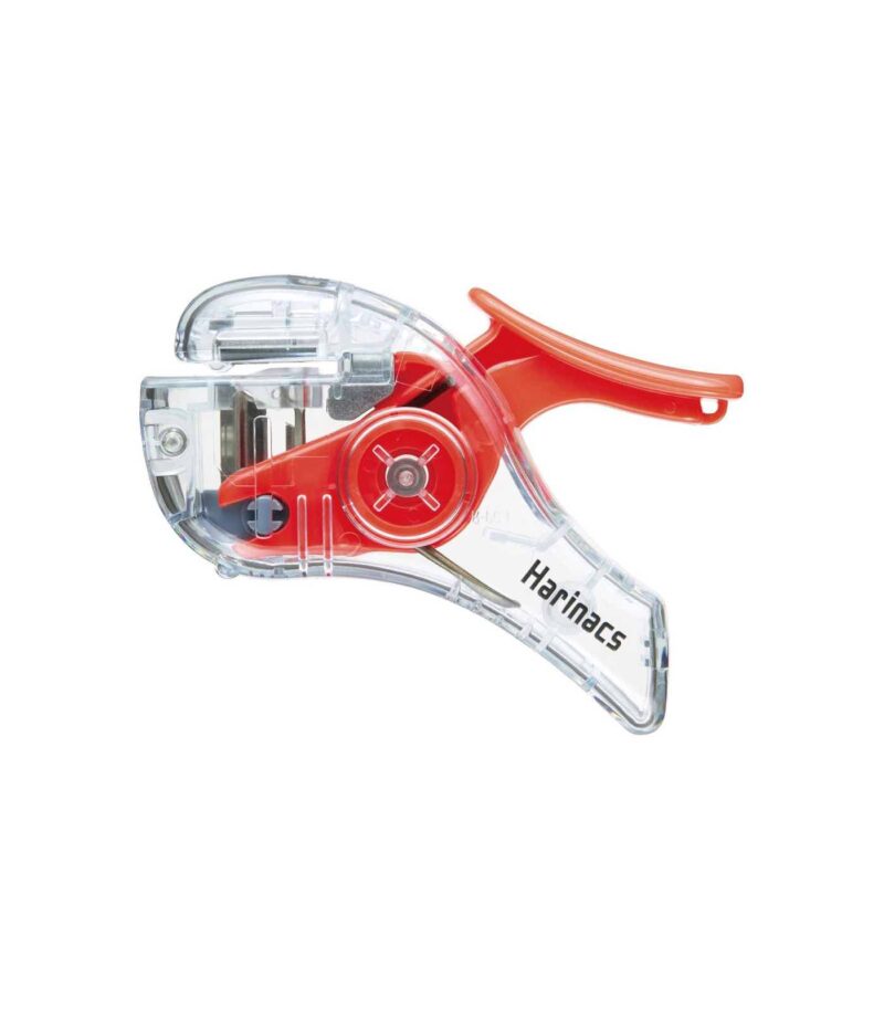 Red-Compact Alpha Stapler TM-Harinacs-Kokuyo-Art&Colour-Side view