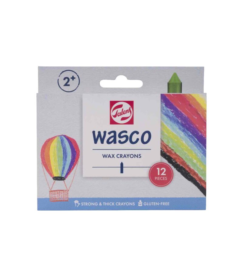Wax Crayons Set-Wasco-Talens-Art&Colour-Set12Packaged
