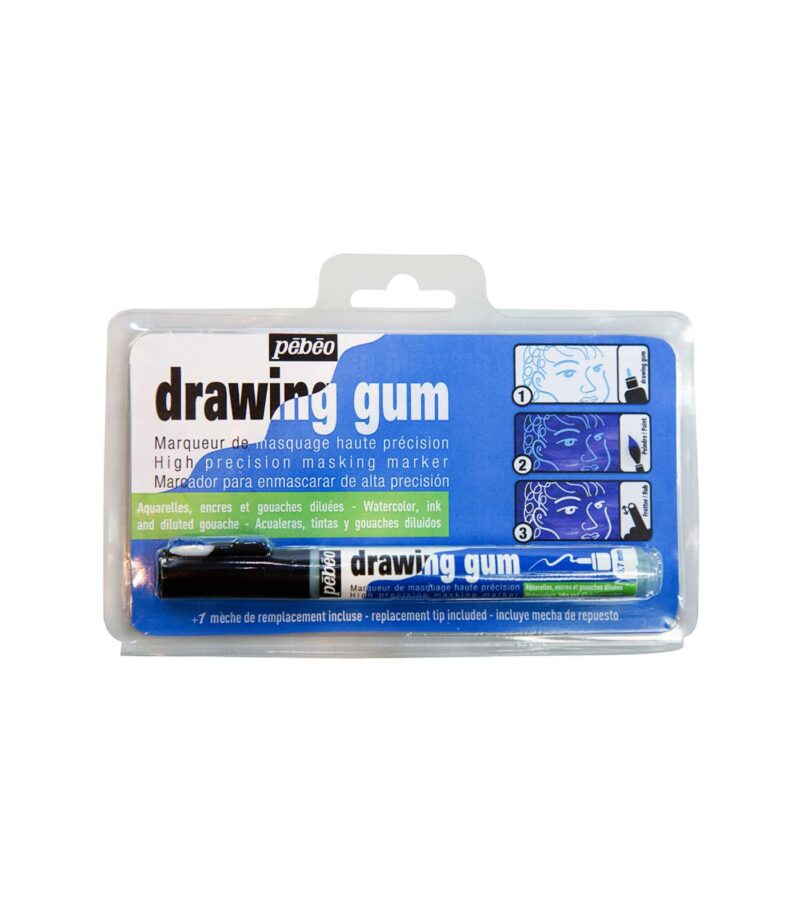 0,7mm-Drawing Gum Marker-Drawing Supplies-Pebeo-Art&Colour-Blister Front