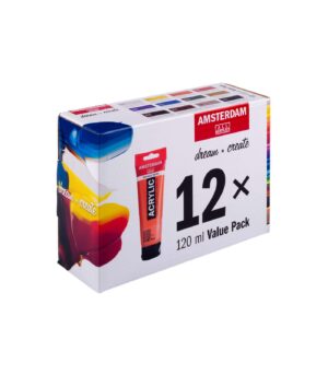 12x120ml Value Pack-Acrylic Paint-Amsterdam Standard Series-Royal Talens-Art&Colour