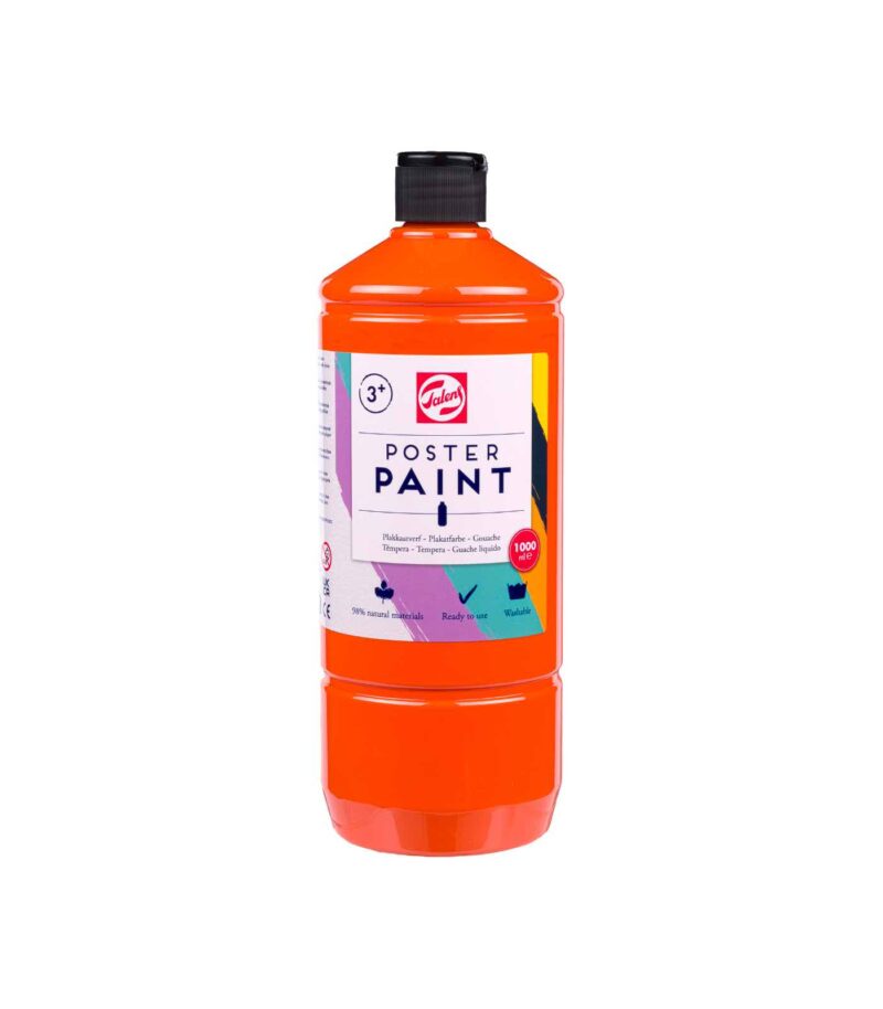235-Orange-1000ml Poster Paint-Talens-Art&Colour