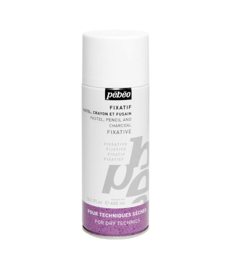400ml-PASTELS & CHARCOALS FIXATIVE SPRAY-Pebeo-Art&Colour-Front