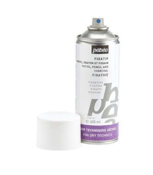 400ml-PASTELS & CHARCOALS FIXATIVE SPRAY-Pebeo-Art&Colour-Open