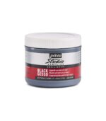 500ml-Black Gesso-Studio Acrylics-Pebeo-Art&Colour