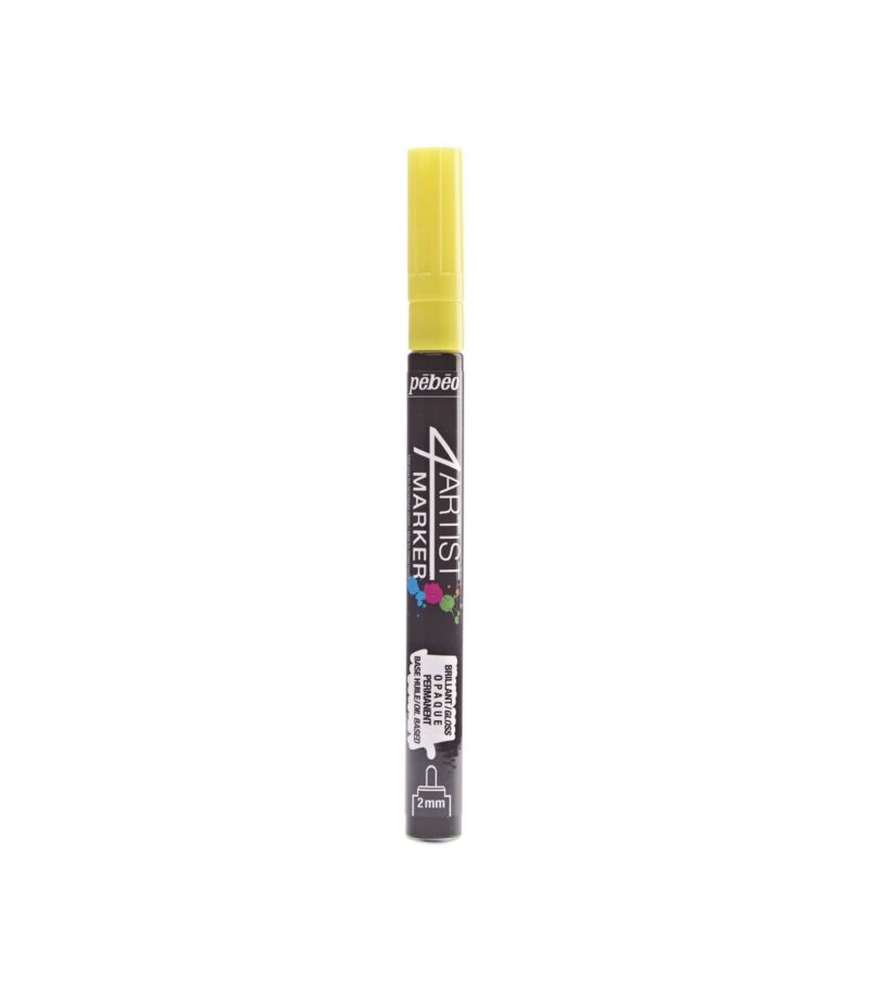 580002-2 mm Round-Yellow-4Artist Marker Oil-Pebeo-Art&Colour6-1