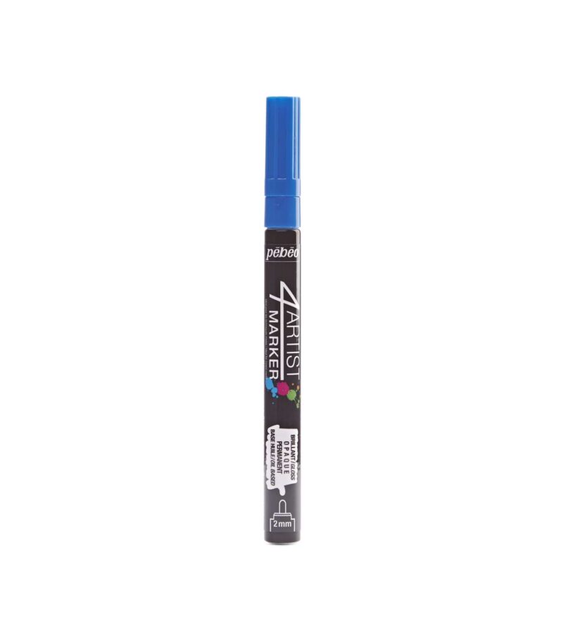 580010-2 mm Round-Dark Blue-4Artist Marker Oil-Pebeo-Art&Colour1-1