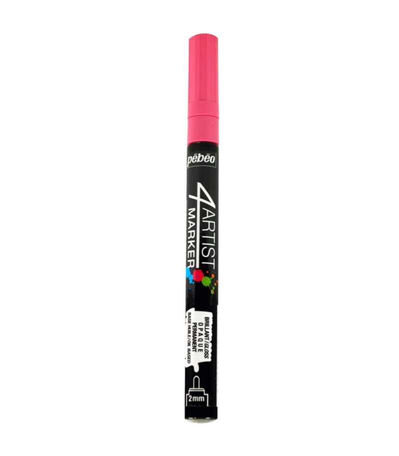 580037-2 mm Round-Pink-4Artist Marker Oil-Pebeo-Art&Colour8-1