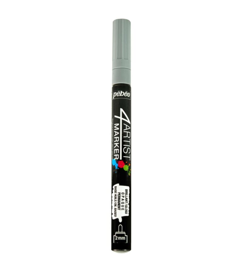 580048-2 mm Round-Grey-4Artist Marker Oil-Pebeo-Art&Colour4-1