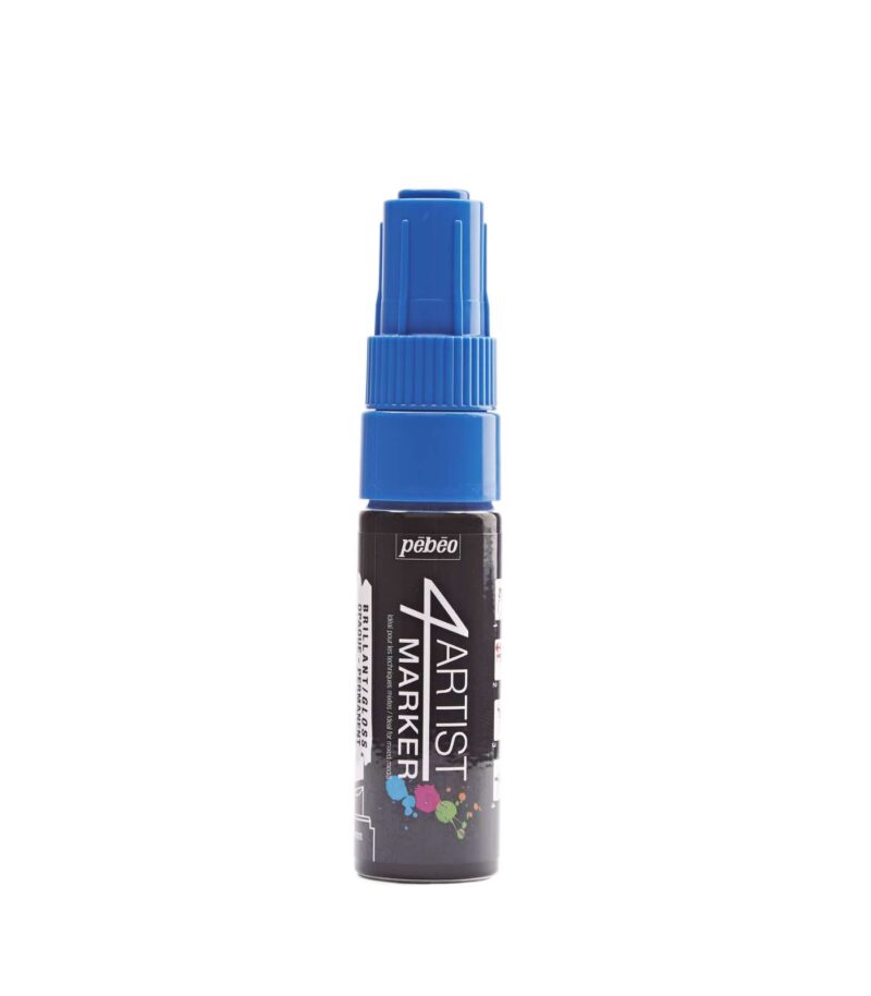 580210-8 mm Chisel-Dark Blue-4Artist Marker Oil-Pebeo-Art&Colour5-1
